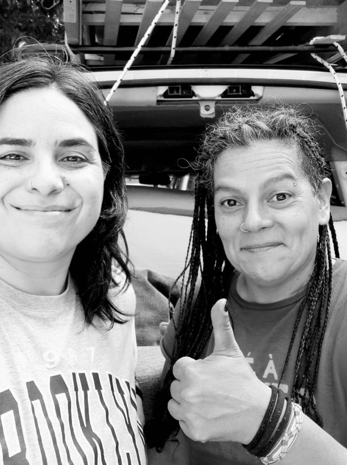 Juli y Vale, fundadoras de Fleteras.ar